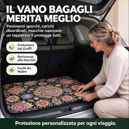 🚗✨ Tappetino universale per bagagliaio in velluto – Dì Addio a sporco, graffi e peli nel bagagliaio! 🚫 Retro antiscivolo, bordi rinforzati e facile da pulire 🧼