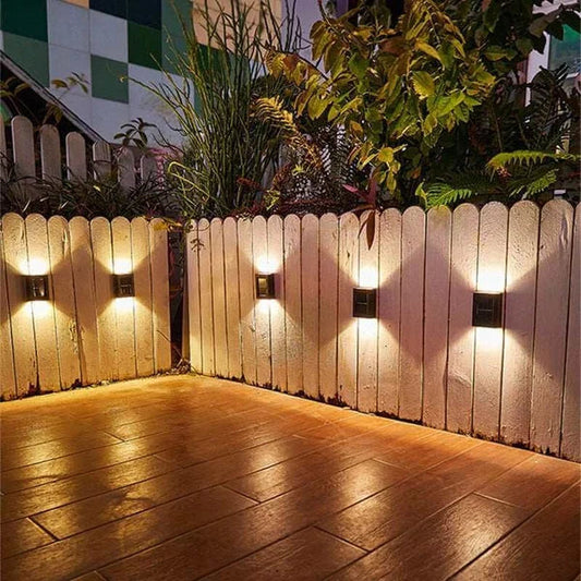 Luci solari da parete impermeabili per esterni