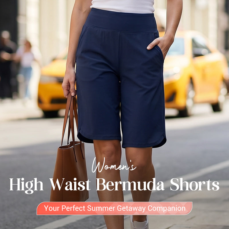 🔥Pantaloncini da yoga a vita alta con tasche per donna – Taglia
