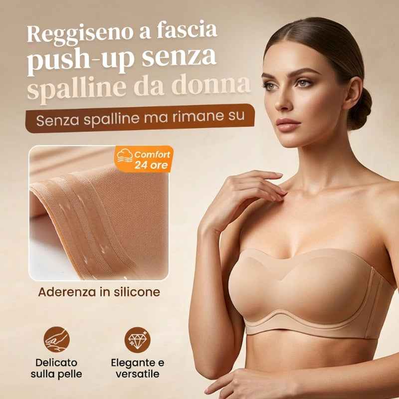 🎊Il segreto per uscire d'estate con sicurezza🎊Reggiseno modellante senza spalline e contenitivo