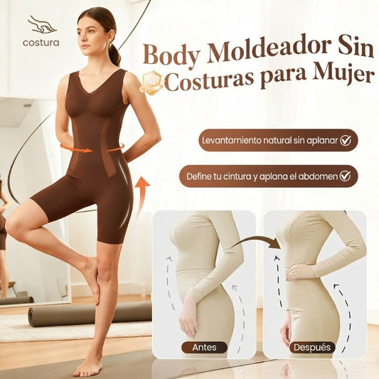 💫 BODY modellante per l'addome: tessuto senza cuciture e traspirante, effetto snellente istantaneo, comfort tutto il giorno per una silhouette perfetta 🌸✨