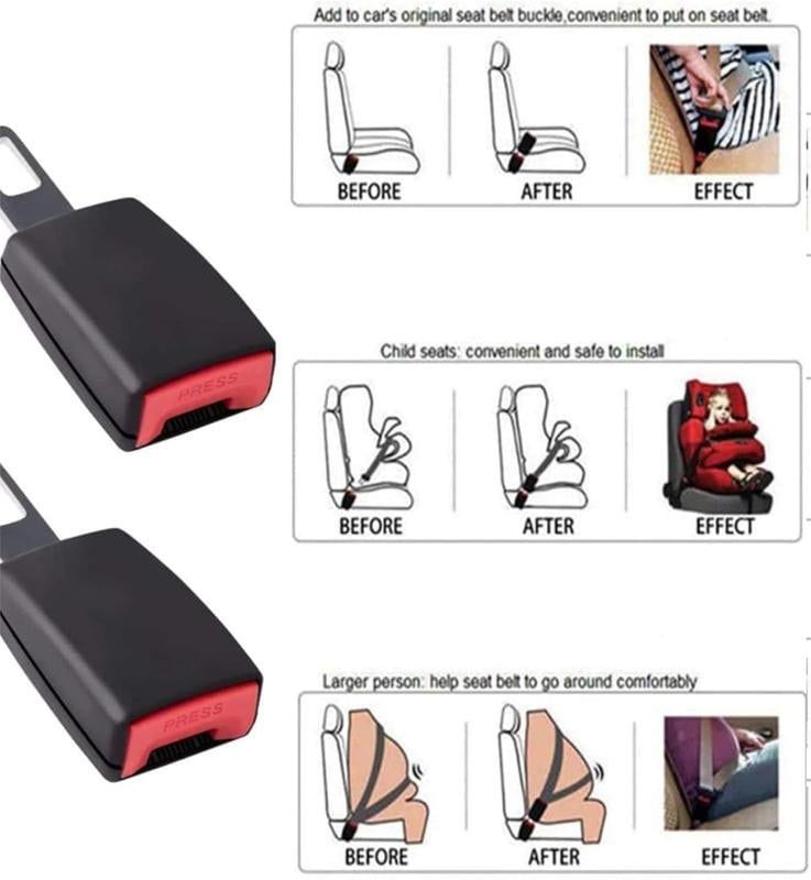 🎁2025 Vendita a tempo limitato 50% di sconto🔥Car Buckle Extension Seat Belt Clips🚗