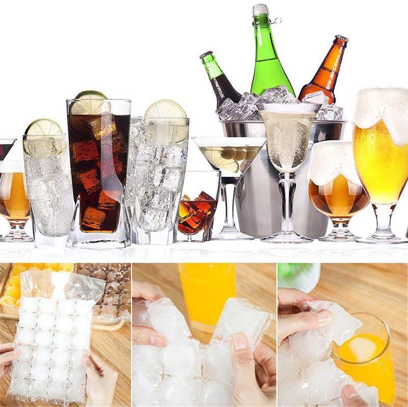 Sacchetti per Cubetti di Ghiaccio Monouso (50/100 Pezzi)
