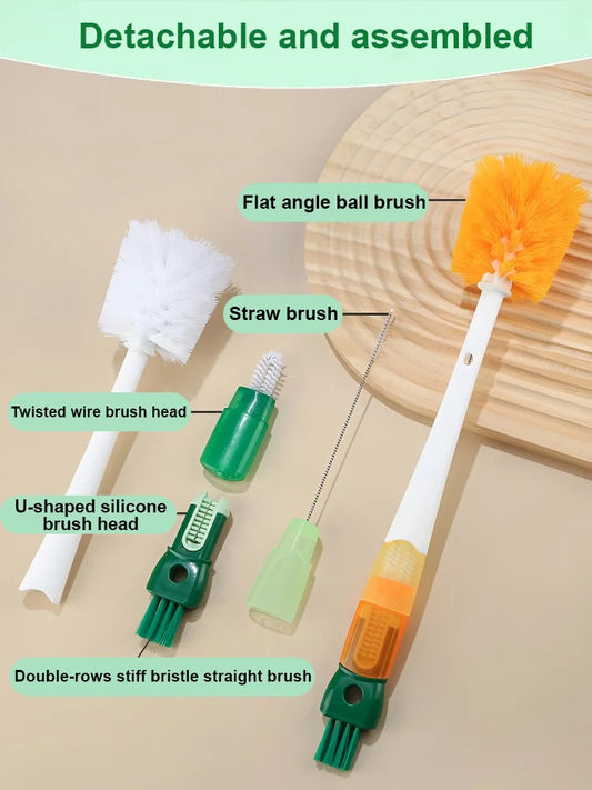 Multi-functional 5-in-1 Cup Brush