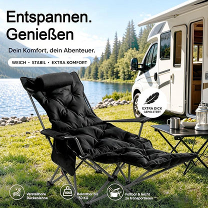 🪑 50% SCONTO! 🌿 Sedia Pieghevole Portatile Regolabile per Esterni – Leggera, Stabile e Versatile – Ideale per Giardino, Camping, Spiaggia o Terrazza – Facile da Trasportare e Montare 🏕️✨