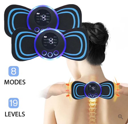 🔥 COMPRA 1, OTTIENI 1 GRATIS! 🔥Massaggiatore Portatile con 8 Modalità e Schermo LCD - Mini Stimolatore Muscolare per il Sollievo dal Dolore
