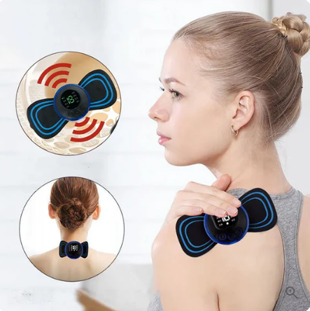 🔥 COMPRA 1, OTTIENI 1 GRATIS! 🔥Massaggiatore Portatile con 8 Modalità e Schermo LCD - Mini Stimolatore Muscolare per il Sollievo dal Dolore