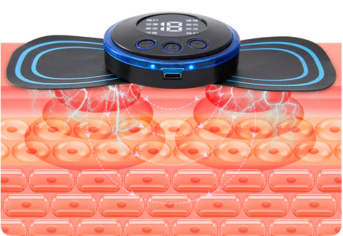 🔥 COMPRA 1, OTTIENI 1 GRATIS! 🔥Massaggiatore Portatile con 8 Modalità e Schermo LCD - Mini Stimolatore Muscolare per il Sollievo dal Dolore