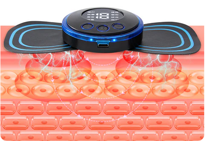 🔥 COMPRA 1, OTTIENI 1 GRATIS! 🔥Massaggiatore Portatile con 8 Modalità e Schermo LCD - Mini Stimolatore Muscolare per il Sollievo dal Dolore