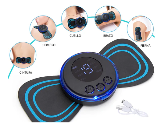 🔥 COMPRA 1, OTTIENI 1 GRATIS! 🔥Massaggiatore Portatile con 8 Modalità e Schermo LCD - Mini Stimolatore Muscolare per il Sollievo dal Dolore