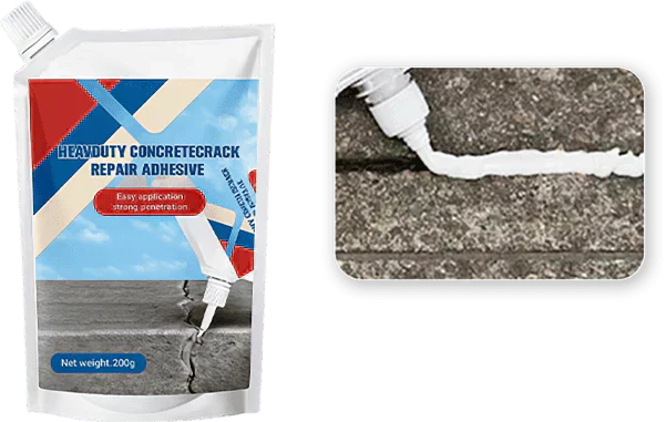 📢📢50% SCONTO!! ⏰Formula Rinforzata Stucco Riparatore per Crepe nel Cemento, Adesivo Impermeabile ad Alta Resistenza per Crepe su Vialetti, Terrazze e Muri
