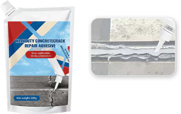 📢📢50% SCONTO!! ⏰Formula Rinforzata Stucco Riparatore per Crepe nel Cemento, Adesivo Impermeabile ad Alta Resistenza per Crepe su Vialetti, Terrazze e Muri