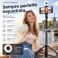 📱 Selfie stick intelligente da 180 cm con riconoscimento automatico del volto – Filma e scatta foto con più libertà
