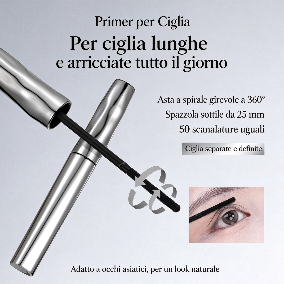 ✨ Mascara allungante e arricciante impermeabile e resistente al sudore – Dì Addio alle ciglia appiattite e allo sbavamento! 🚫 Effetto volume istantaneo, lunga durata, non si sbava neanche con pioggia e sudore 👁️
