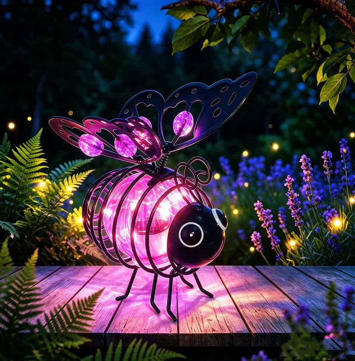 ⏰SCONTO DEL 50%!🔥OLTRE 50.000 VENDUTE! Lampada a sospensione a forma di ape alimentata a energia solare🐝