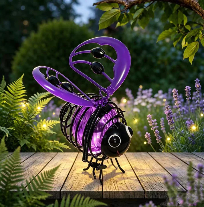 ⏰SCONTO DEL 50%!🔥OLTRE 50.000 VENDUTE! Lampada a sospensione a forma di ape alimentata a energia solare🐝