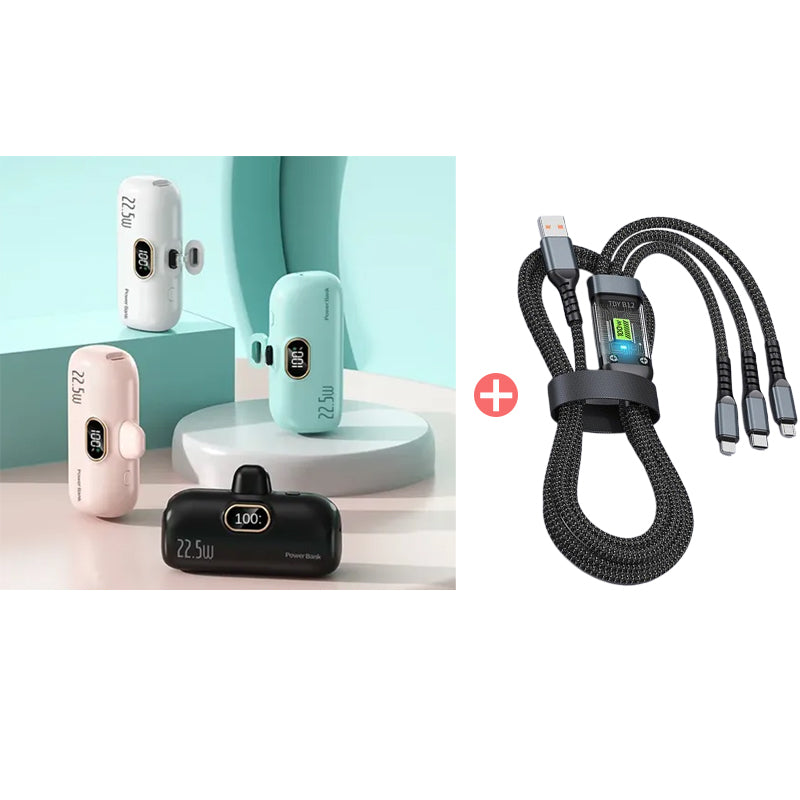 🔋 Nuovi prodotti Offerta limitata ✨ Mini power bank portatile da 5000 mAh per telefono cellulare