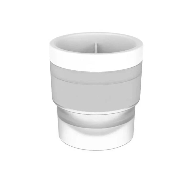Stampo per Sfere di Ghiaccio per Whiskey e Cocktail - Silicone Alimentare Impilabile