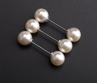✨Spille con perle, spille di sicurezza per abiti, pantaloni, gonne, cardigan, colletti, spille con strass e perle finte per donne e ragazze, spille di sicurezza estensibili per pantaloni.