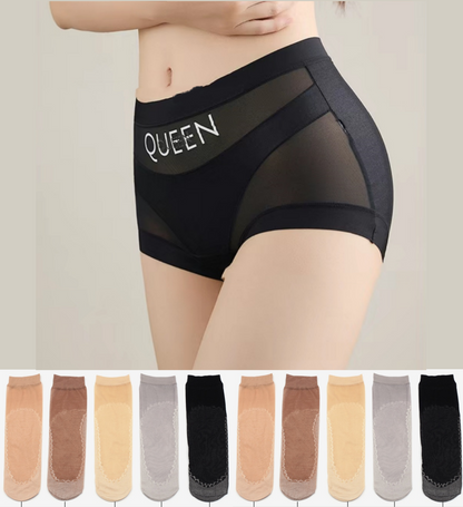 Mutande da donna traspiranti stile boyshort
