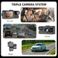 Dash Cam 1080P a 3 Canali con Wi-Fi