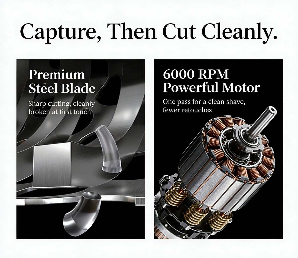 🪒Rasoio elettrico ricaricabile uomo! Doppia lama in acciaio, lavabile, rasatura viso e corpo, compatto per i viaggi.