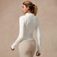 Giacca sportiva da donna a maniche lunghe con zip completa
