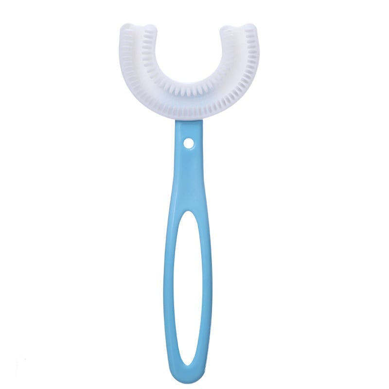 🦷Spazzolino da denti a forma di U per bambini tutto tondo🎁