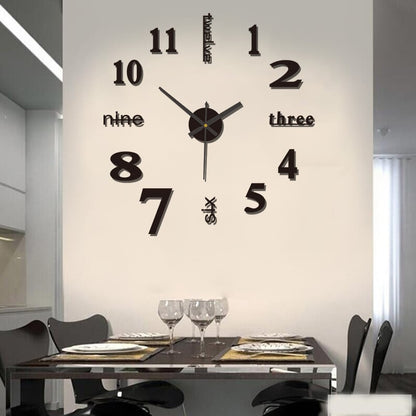 🔥🔥 3D Wall Decal Decorative Clock