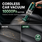 🎉 2026 Sale — Over 142,000 Sold! 🧹 Cordless Car Vacuum – 10000Pa Suction & 4000mAh Battery 🚗