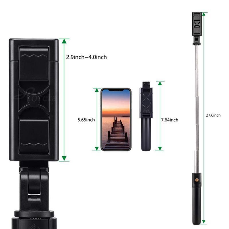 Bastone Selfie Bluetooth Wireless Pieghevole 6 in 1