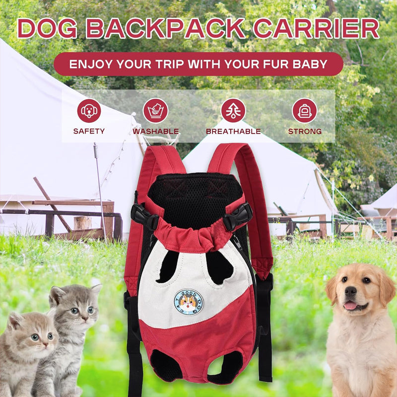 🐾✨ Zaino trasportino per cani e gatti – Dì Addio al disagio quando porti il tuo animale fuori! 🚫 Traspirante, sicuro, spallacci imbottiti, adatto per piccoli animali sotto 8kg 🚶 ✨