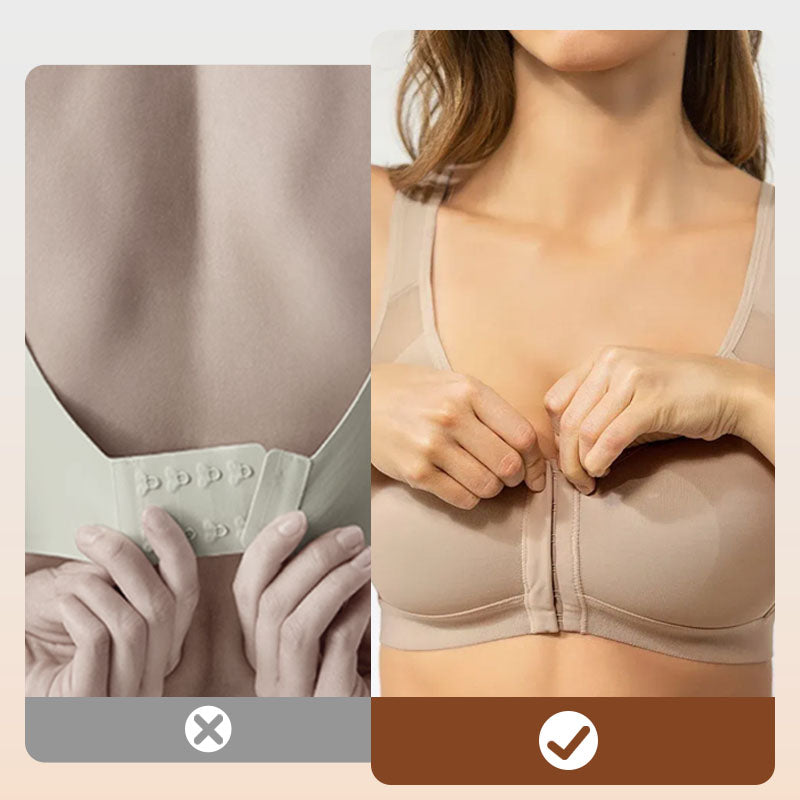 👙 50% DI SCONTO! ✨ Reggiseno Senza Ferretto a Chiusura Frontale – Supporto Morbido, Massimo Comfort & Design Senza Cuciture 👚