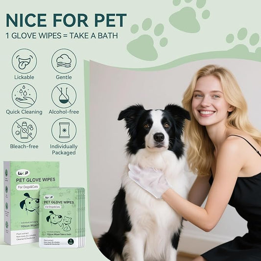 🥳OFFERTA SPECIALE 2026🥳💞OLTRE 50.000 VENDUTI! 🐾🧤 Guanti detergenti senza risciacquo per animali – design a cinque dita per muso, zampe e ventre. Deodoranti, antibatterici e ipoallergenici. Nessun bagno necessario! ✨✅