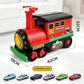 🚂 Treno Giocattolo per Bambini – Grande Locomotiva Trasformabile da Cavalcare, puoi spingerlo, tirarlo, sederti e cavalcarlo. Gioco sicuro per bambini piccoli, stimola la motricità e la creatività.
