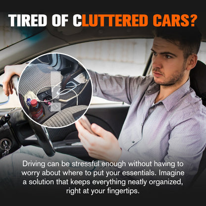 Cuscino per bracciolo auto integrato, ammortizzato e multifunzionale