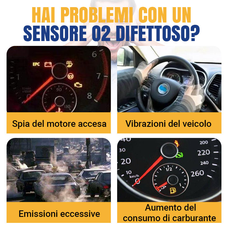 Adattatore di Estensione per Sensore O2 Automobilistico M18*1.5
