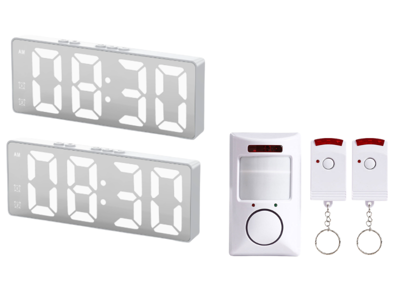 ⚡ Vendite calde 🔥 Fotocamera orologio digitale intelligente con WiFi dual band (5 GHz e 2,4 GHz) | Sistema di sicurezza domestica e monitoraggio in tempo reale