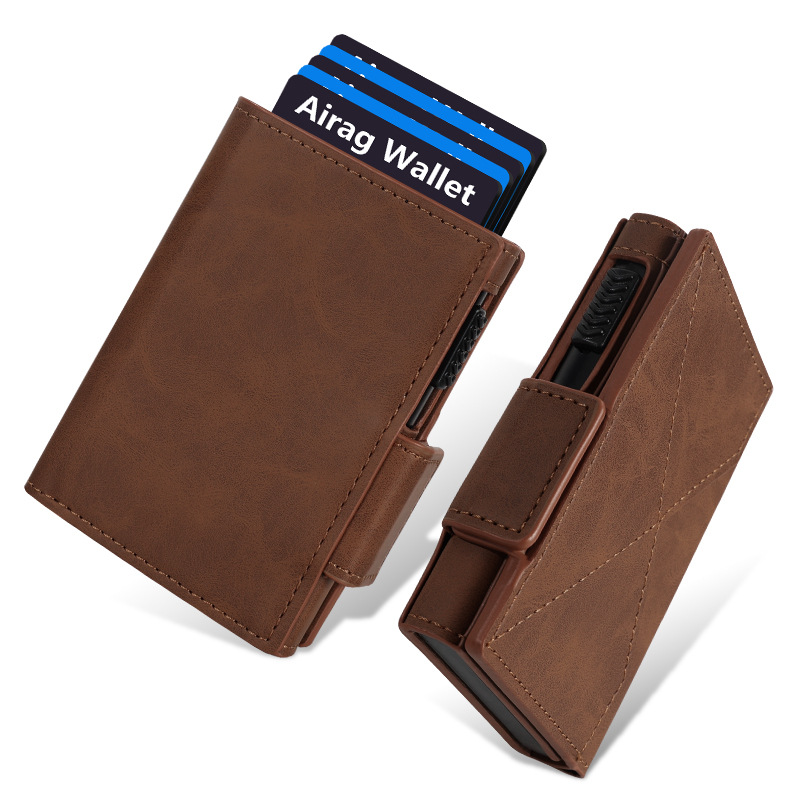 🧳 SCONTO DEL 60%! 👝 Portafoglio Uomo Sottile – Protezione RFID, Tasca per AirTag & Design Ultracompatto 🛡️