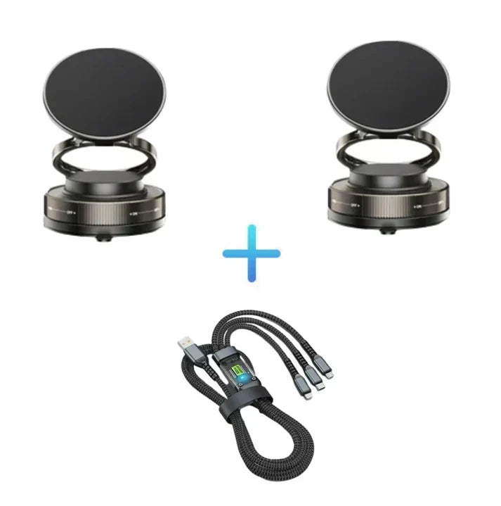 🔥 LAST DAY PROMOTION - 70%OFF🔥 Buy More Save More🔄360° Adjustable Vacuum Magnetic Phone Holder📱🚗
