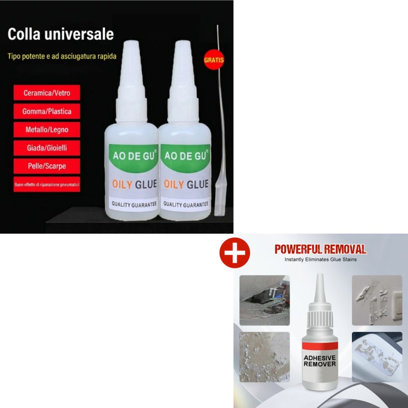 Acquistane 1 e ricevi 2 in omaggio per un periodo limitato solo oggi🔥Adesivo universale originale a base di olio🔥