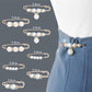 ✨Spille con perle, spille di sicurezza per abiti, pantaloni, gonne, cardigan, colletti, spille con strass e perle finte per donne e ragazze, spille di sicurezza estensibili per pantaloni.