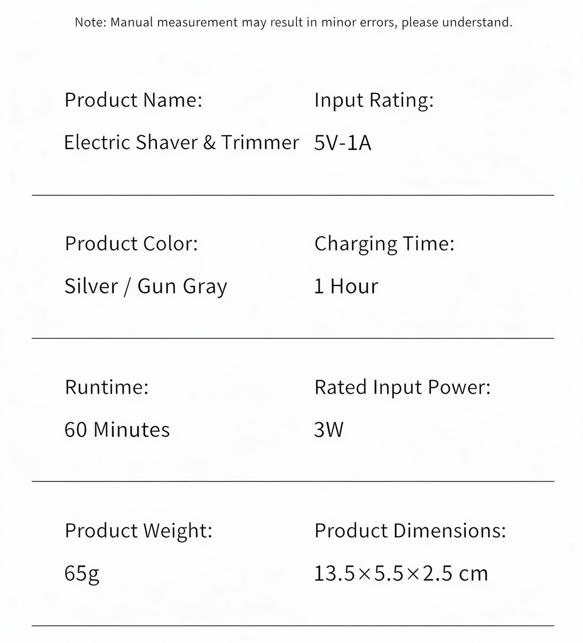 🪒Rasoio elettrico ricaricabile uomo! Doppia lama in acciaio, lavabile, rasatura viso e corpo, compatto per i viaggi.