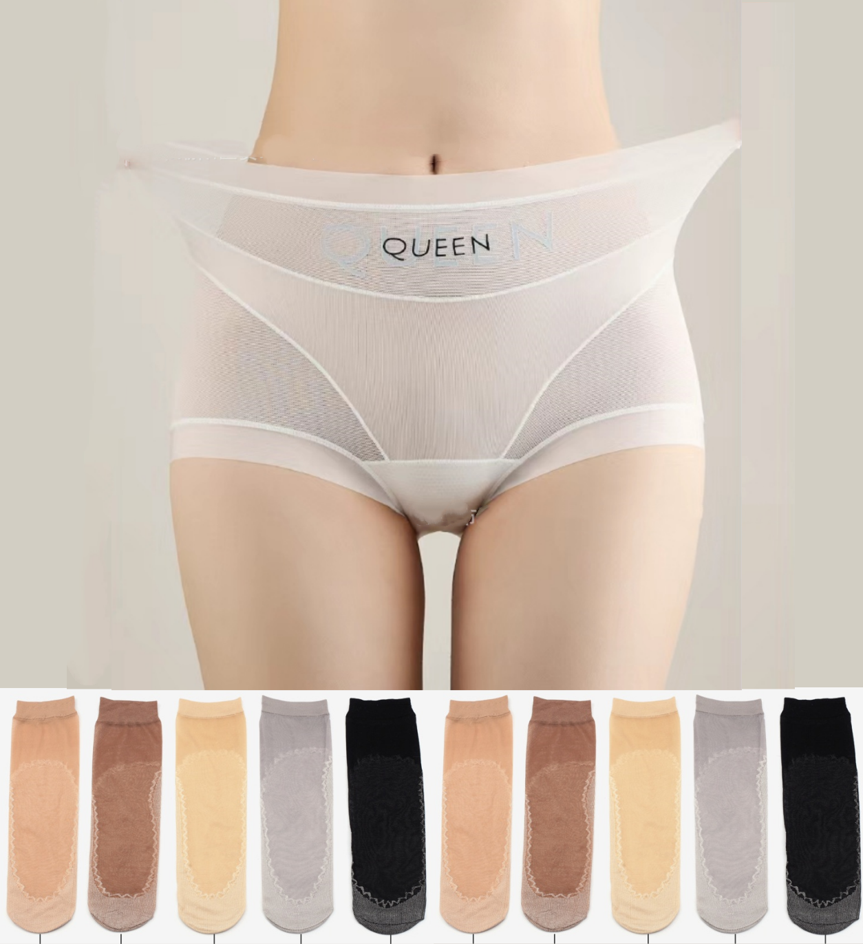 Mutande da donna traspiranti stile boyshort