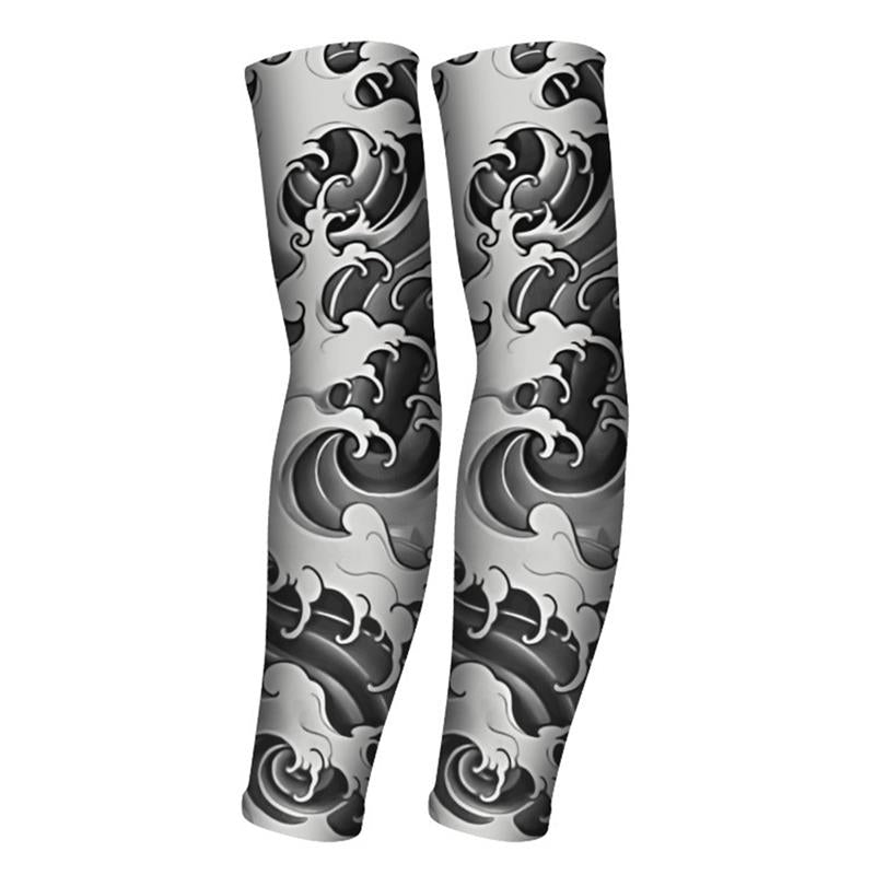 🛡️❄️ Manica in seta ghiaccio anti-UV per tatuaggi ☀️💪