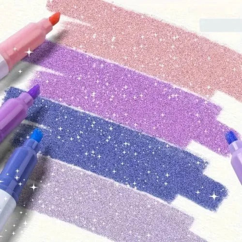 🔥Offerta speciale 50% di sconto🎁Pennarello glitterato a doppia punta