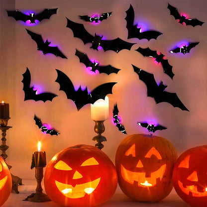 💥💥🦇Pipistrelli illuminati 3D di Halloween