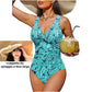Costume da Bagno Intero Donna Modellante Effetto Pancia Piatta