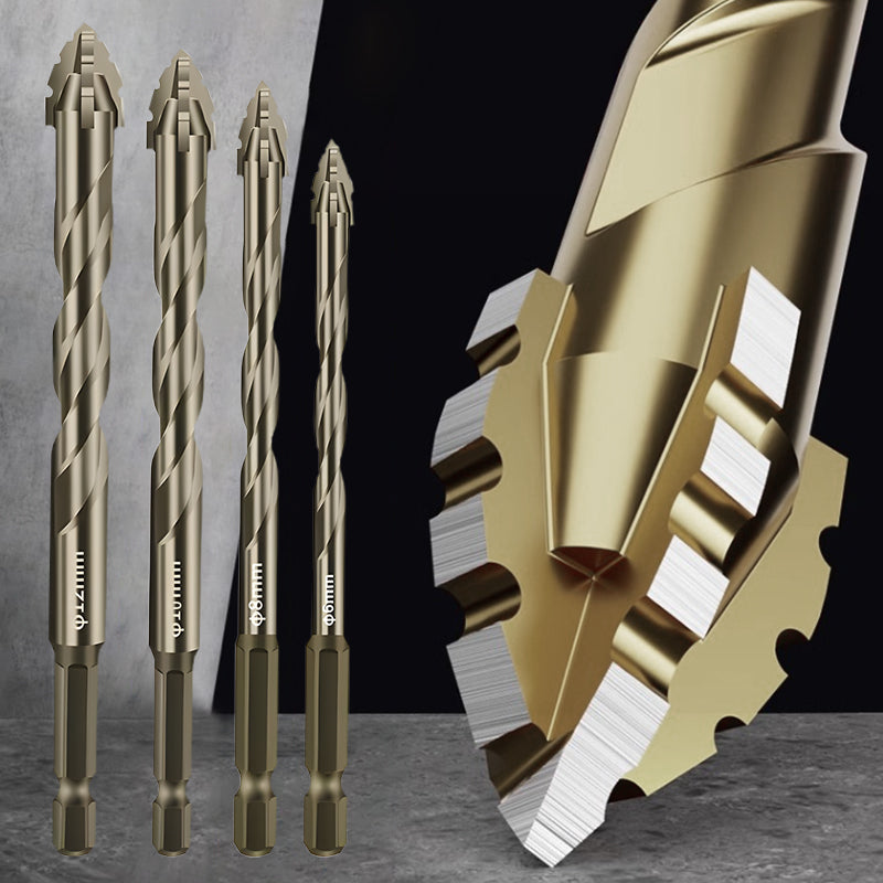 📏 OFFERTA FLASH -50% 🔧 Punta HSS a Quattro Lobi — Foratura e Filettatura Multimateriale, Codolo Esagonale