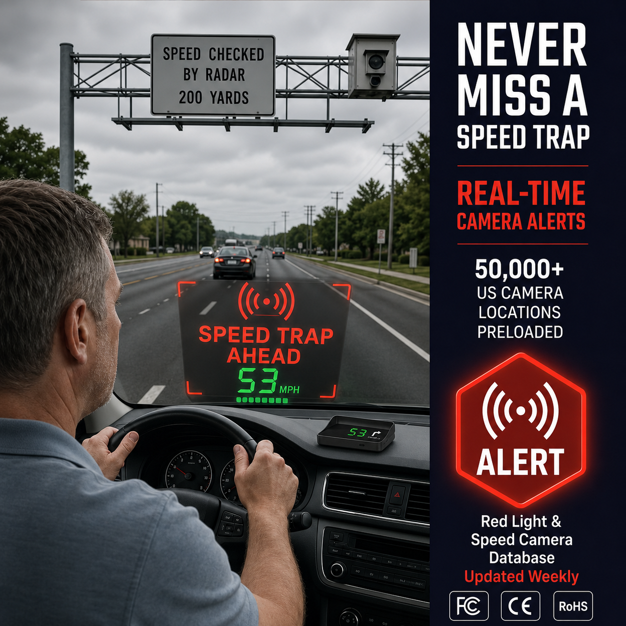 Head-Up Display (HUD) – Tachimetro GPS per Auto